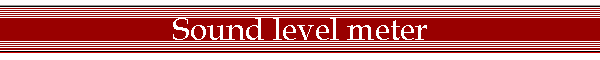 Sound level meter