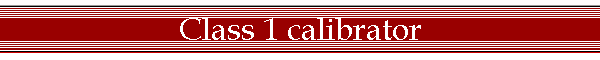 Class 1 calibrator